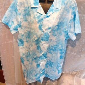 BOOHOO MAN short sleeve lightweight shirt, L, NWT